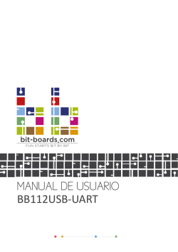 MANUAL DE USUARIO BB112USB-UART - bit