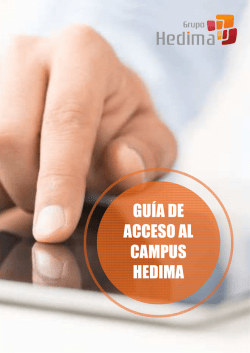 Guía de navegación - Bienvenido a Grupo Hedima Campus