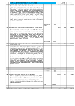 Lote 22.- Carpintería de madera y varios