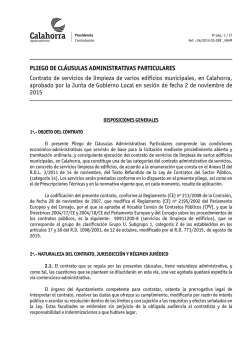 04/2015 co-ser pliego cláusulas administrativas