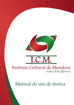 Manual de uso de marca - Instituto Cultural de Mendoza