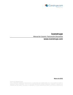 Manual de Facturación Electrónica