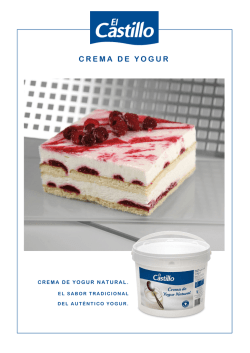 crema de yogur - El Castillo LACTALIS