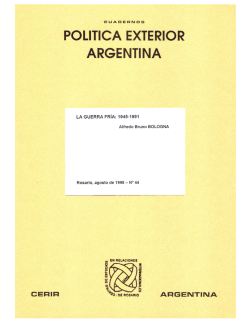 La Guerra Fría: 1945 - 1991