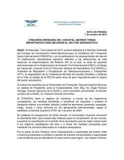 Leer Mas.. - Dirección General de Aeronáutica Civil de Bolivia