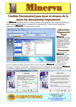 MINERVA Gestión Documental