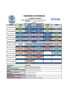 INGENIERÍA EN ENERGÍA