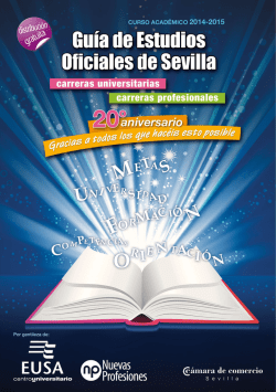 Descargar Guía de Estudios Oficiales de Sevilla 2015