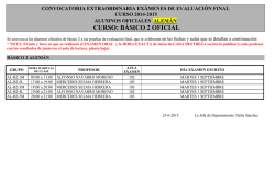 CONVOCATORIA BASICO 2 oficial septiembre