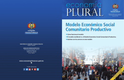 Modelo Económico Social Comunitario Productivo