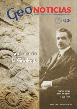 PDF, 11.69MB - Sociedad Geol&oacute;gica del Per&uacute;