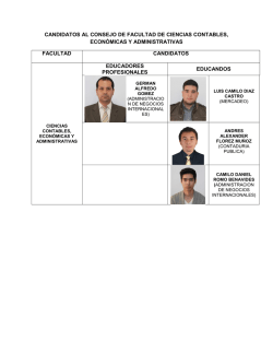 Facultad de Ciencias Contables, Económicas y Administrativas