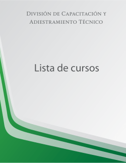 Lista de cursos - Capacinet.gob.mx