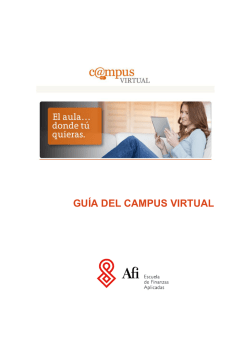 GUÍA DEL CAMPUS VIRTUAL - c@mpus virtual
