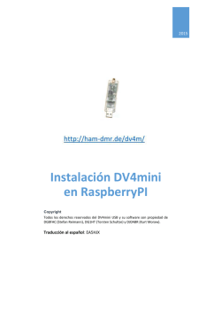 Instalación DV4mini en RaspberryPI - ham-dmr.ch