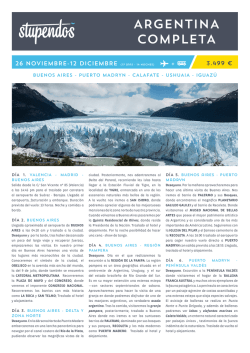 ARGENTINA COMPLETA - Stupendos Travel Club