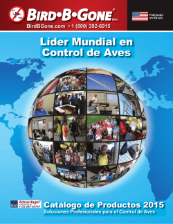 Líder Mundial en Control de Aves