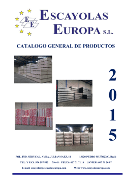 CATALOGO E. EUROPA 2015
