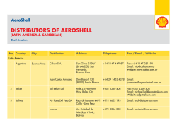 distributors of aeroshell (latin america & caribbean)