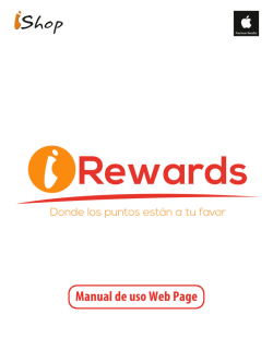 Manual de uso - iShop Rewards