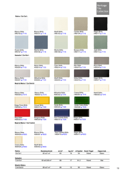 Brochure CotoceramiX 2015 - Herigate Tile Collection