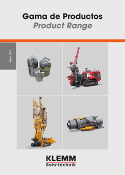 Gama de Productos Product Range