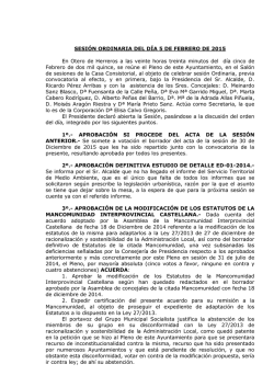 acta sesion ordinaria pleno - Ayuntamiento Otero de Herreros