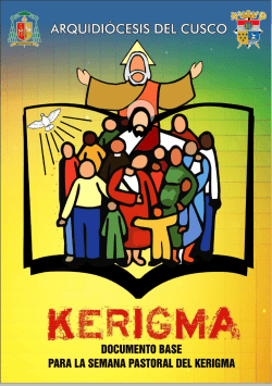 Semanas Pastorales 2015 Kerigma