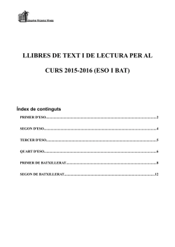 Llibres de text - Institut Jaume Vicens Vives