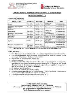Educación Primaria - CP Ángel Martínez Baigorri