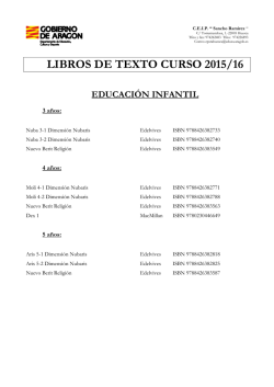 libros de texto - colegio sancho ramirez