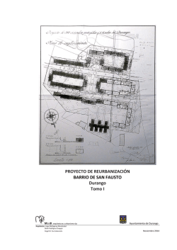 PROYECTO DE REURBANIZACIÓN BARRIO DE SAN FAUSTO
