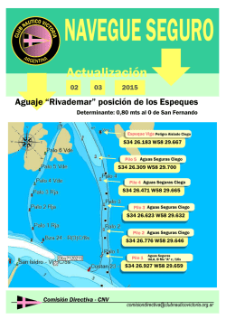 Aguaje "Rivademar" - Club Náutico Victoria