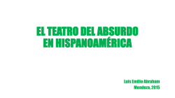 el teatro del absurdo latinoamericano