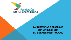 Candidatos alcaldías de Antioquia 2015