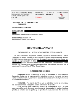 TERCERA SENTENCIA ACCIONES BANKIA