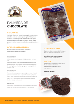 Palmera de Chocolate - San Martín de Porres
