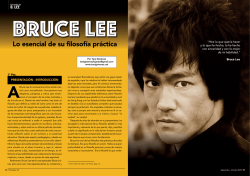 Bruce Lee. Lo esencial de su filosofía práctica (1)