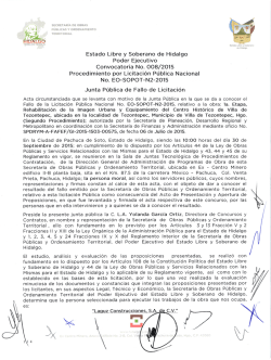 30/09/2015 - Secretaría de Obras Públicas y Ordenamiento Territorial