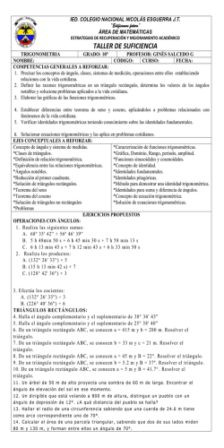 gines salcedo - matemáticas 10º - Colegio Nacional Nicolas Esguerra