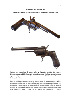 RECUERDOS CON HISTORIA (86) UN PRECEDENTE DEL