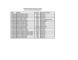 FECHA NOMBRE CANTIDAD DESTINO DE COMISION 02/09/2015