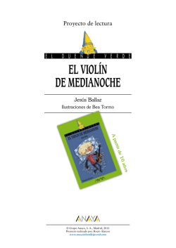 El violín de medianoche (proyecto de lectura)