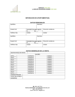 formato separacion apartamento