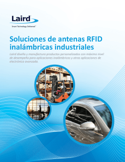 Soluciones de antenas RFID inalámbricas industriales