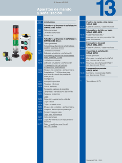 Aparatos de mando y señalización