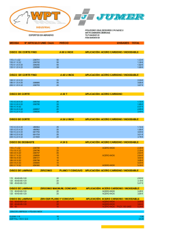 Cat&aacute;logo WPT - Suministros JUMER