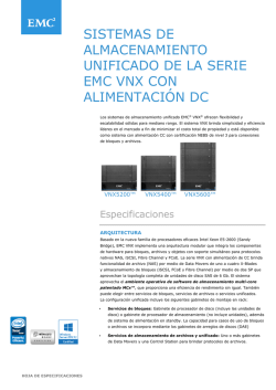 h8863.9 - Hoja de especificaciones de la serie VNX con
