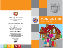 Plan Familiar de Protección Civil 2015