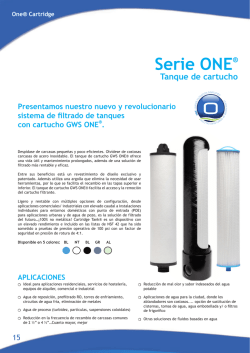 Serie ONE® - Global Water Solutions